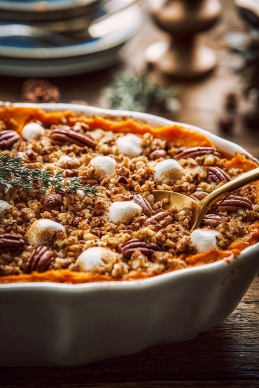 Thanksgiving Side Dish Idea: Southern Maple Sweet Potato Casserole