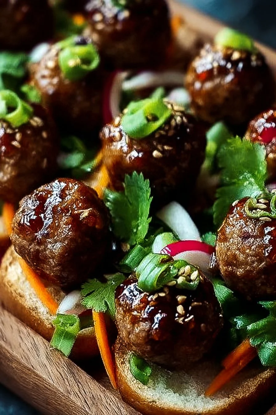 Banh Mi Meatballs: Quick, Flavor-Packed Appetizer Delight