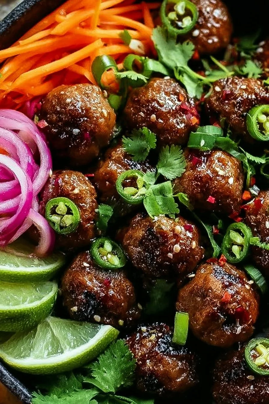 Banh Mi Meatballs: Quick, Flavor-Packed Appetizer Delight