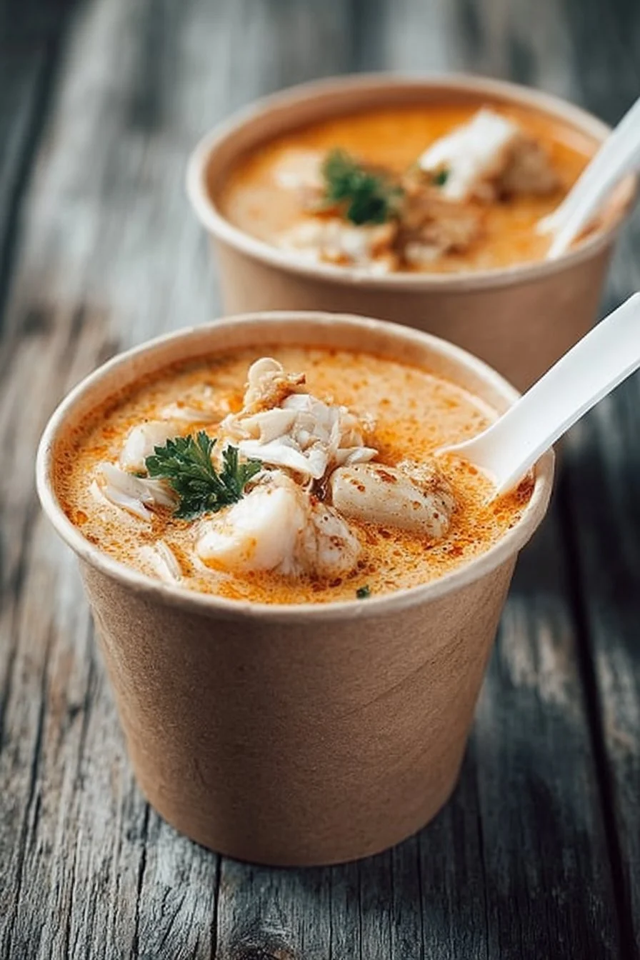 Bubba's Crab Stew - Creamy seafood stew in a cozy bowl