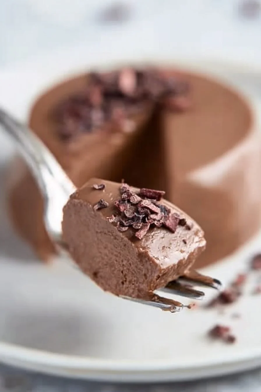 Delicious Chocolate Protein Jello dessert rich in flavor and protein.
