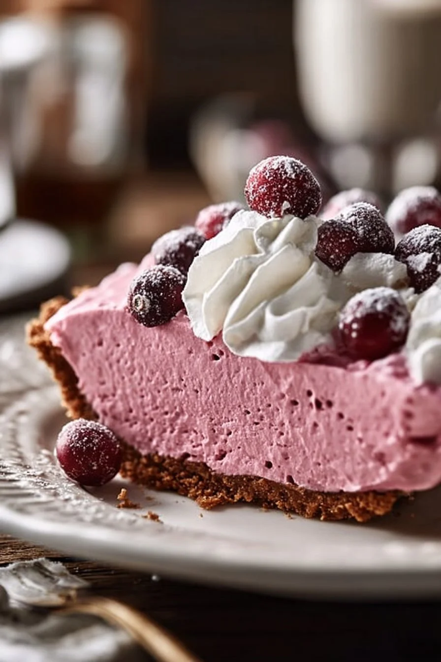 Cranberry Mousse Pie