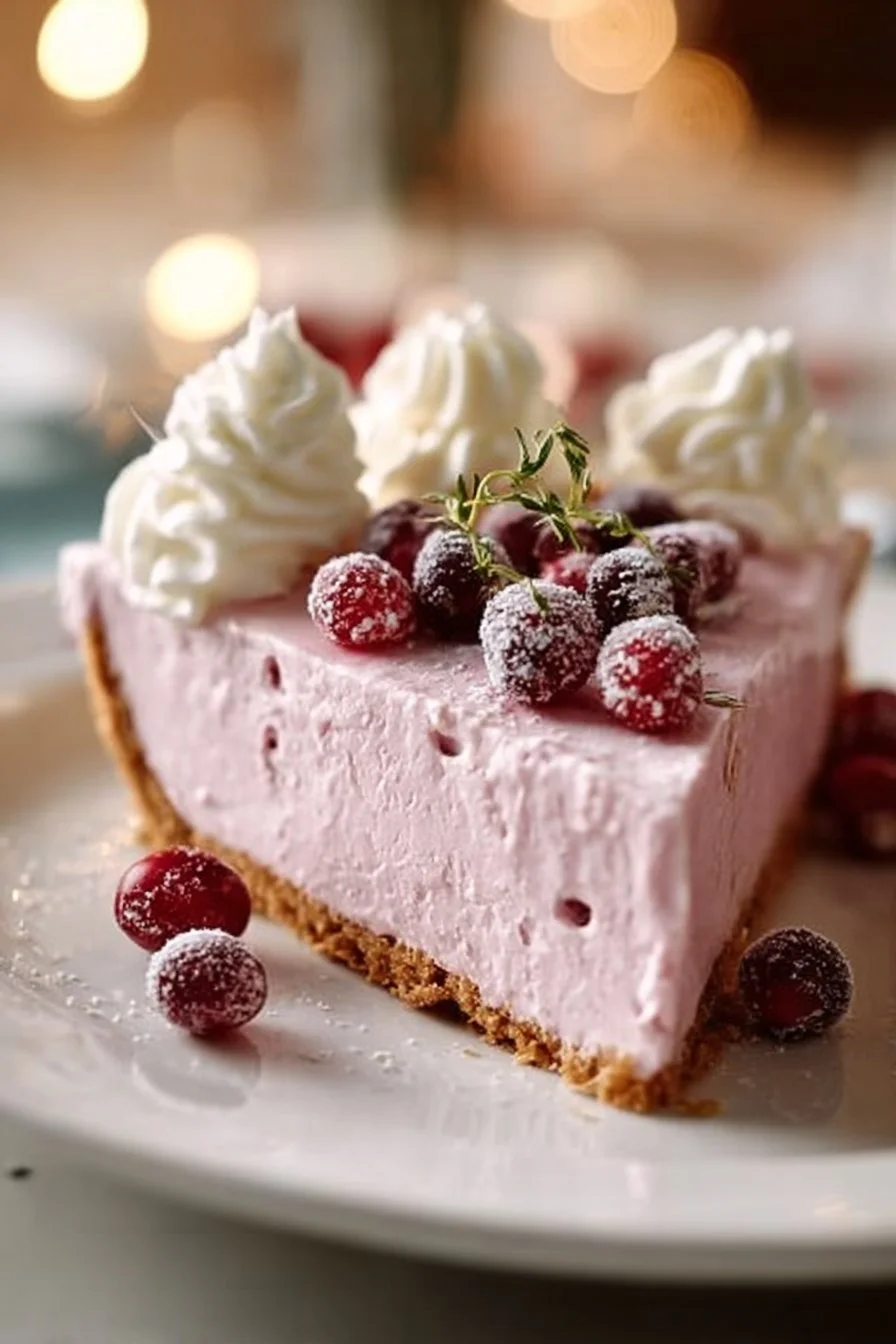 Cranberry Mousse Pie