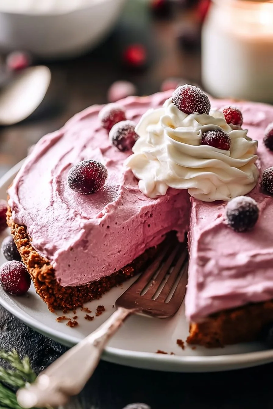 Cranberry Mousse Pie