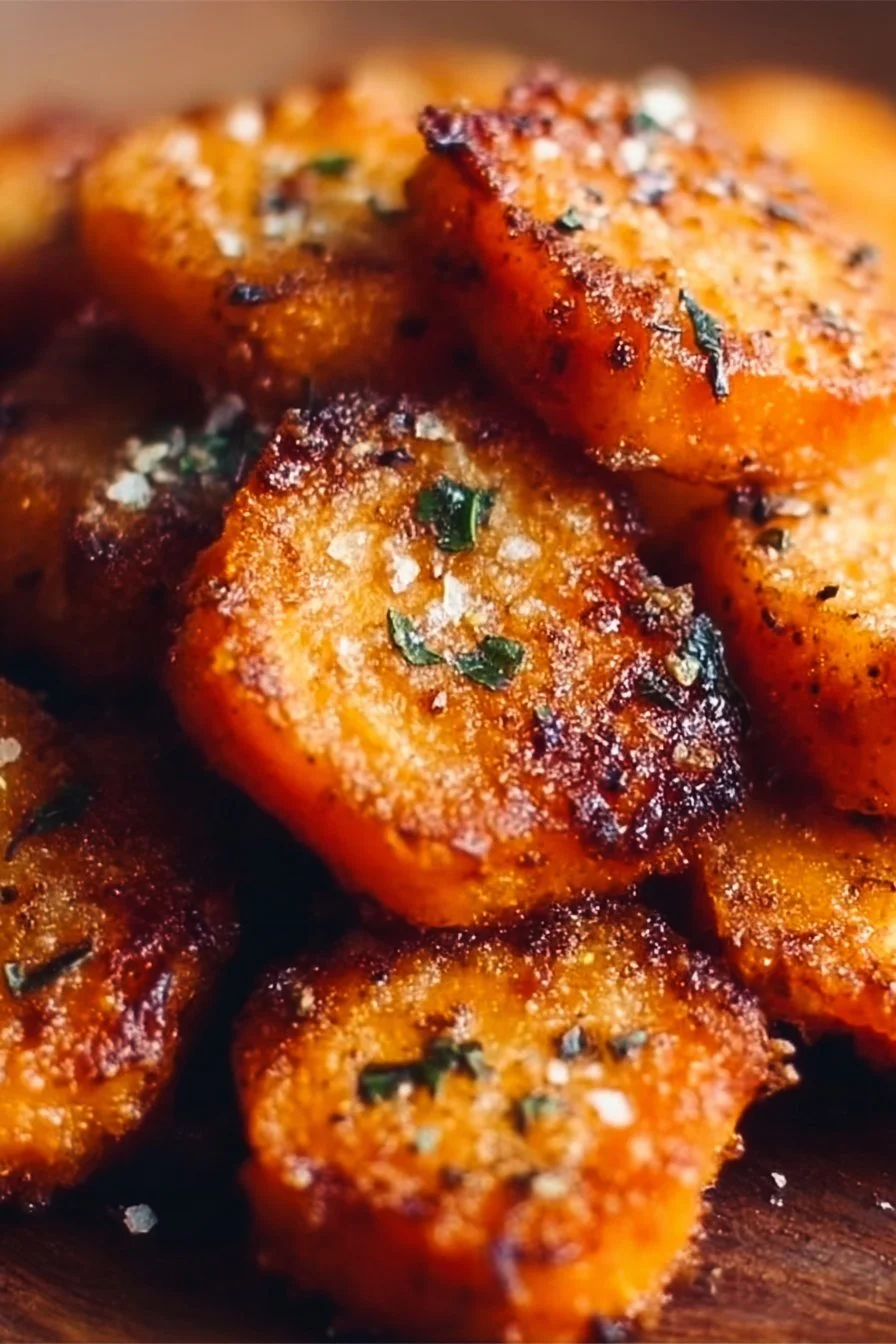 Crispy Smashed Carrots