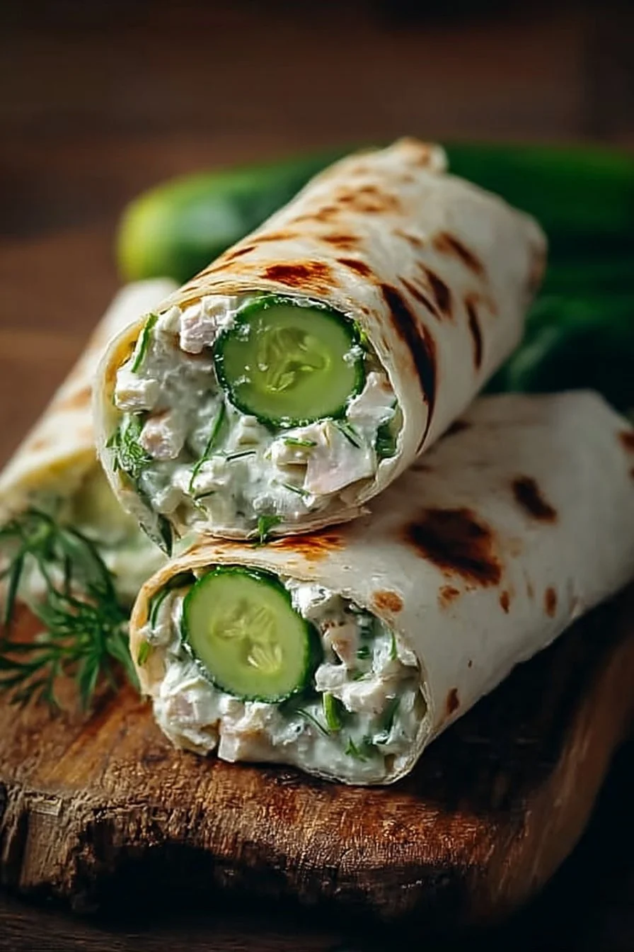 Cucumber Cottage Cheese Wraps: Easy, Crisp, and Customizable Delight
