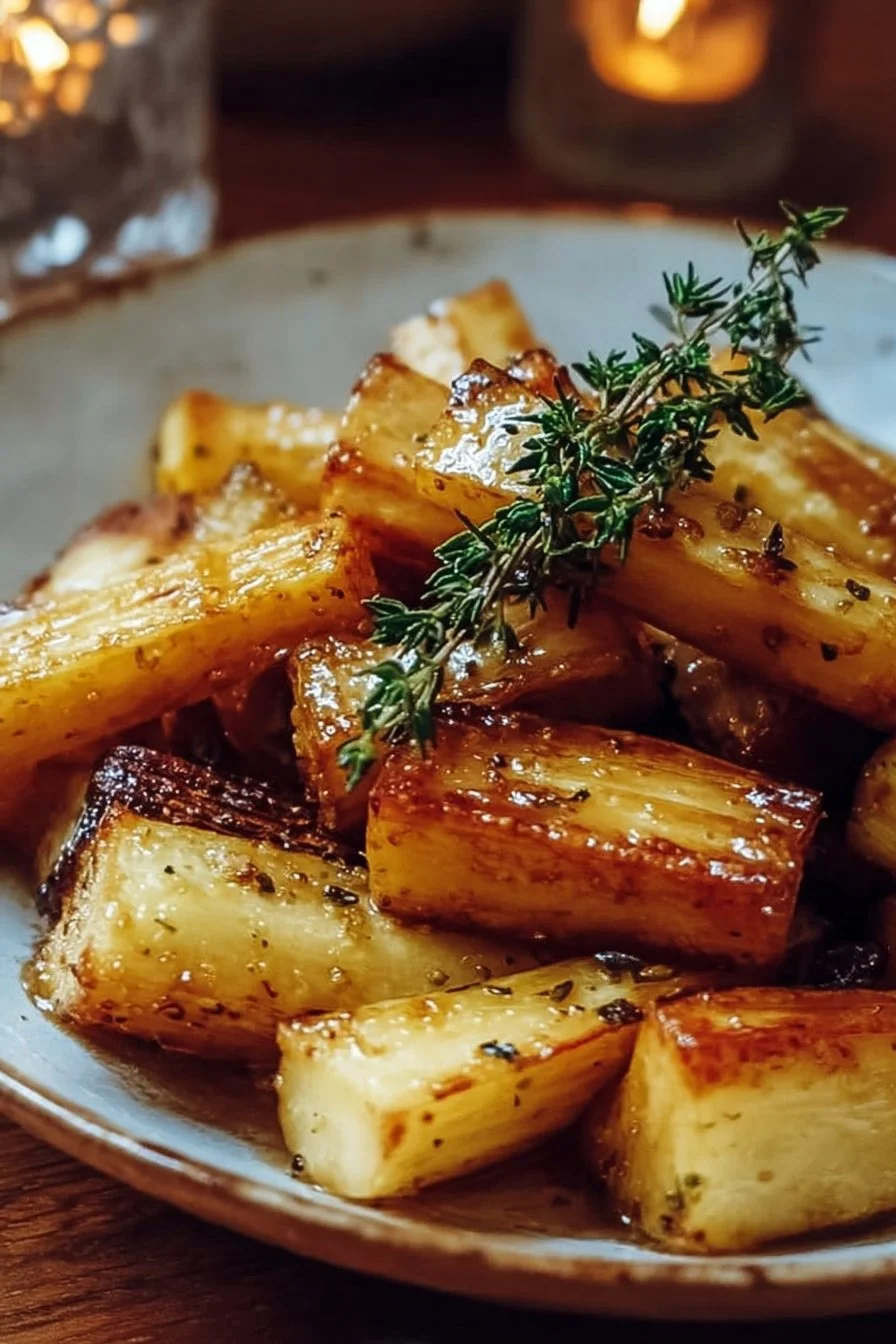Delicious Maple Roasted Parsnips with Thyme for Cozy Nights