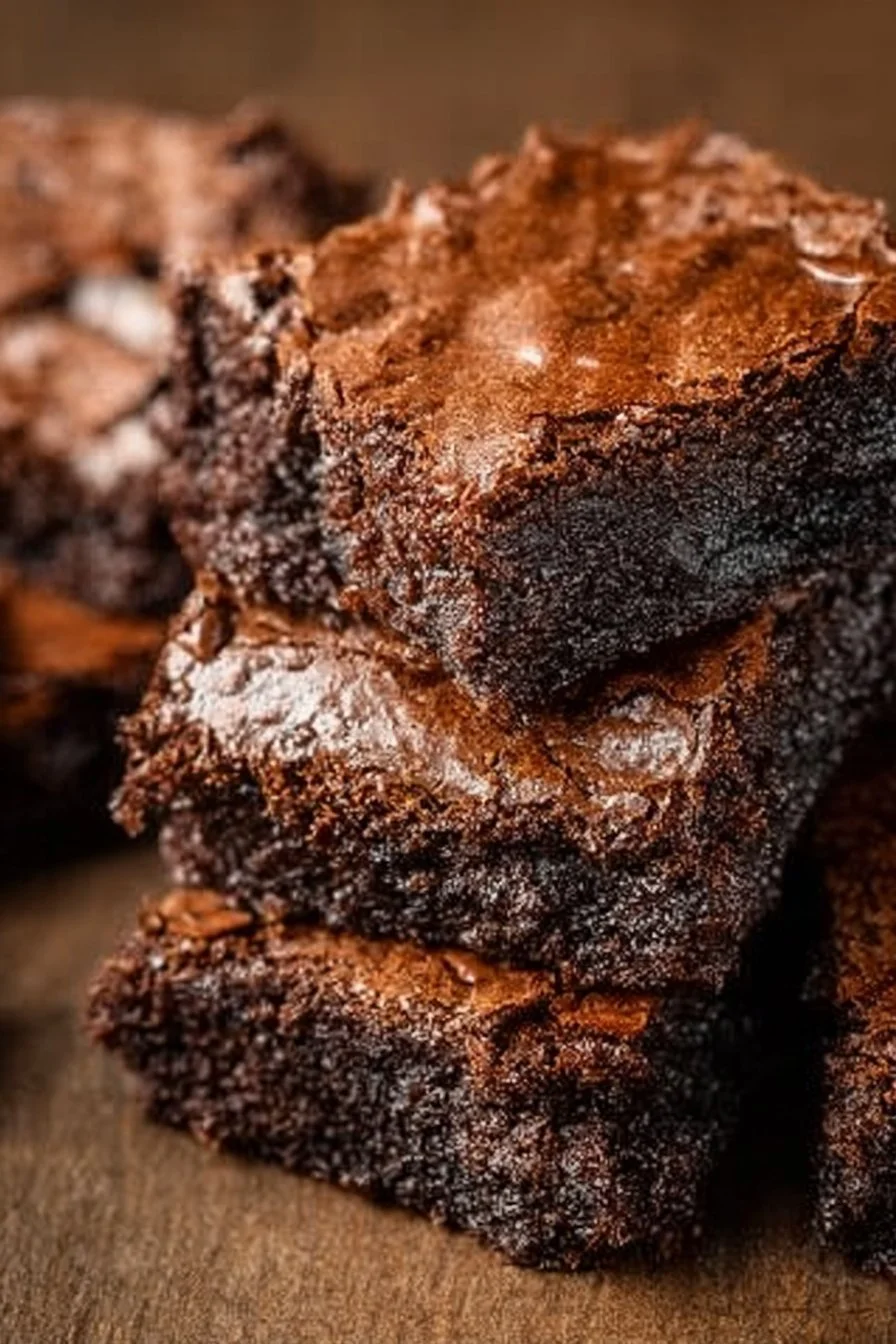 Delicious healthy brownies made with nutritious ingredients