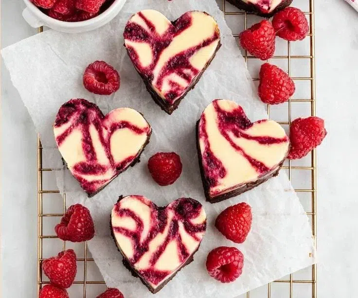 Heart Shaped Brownies
