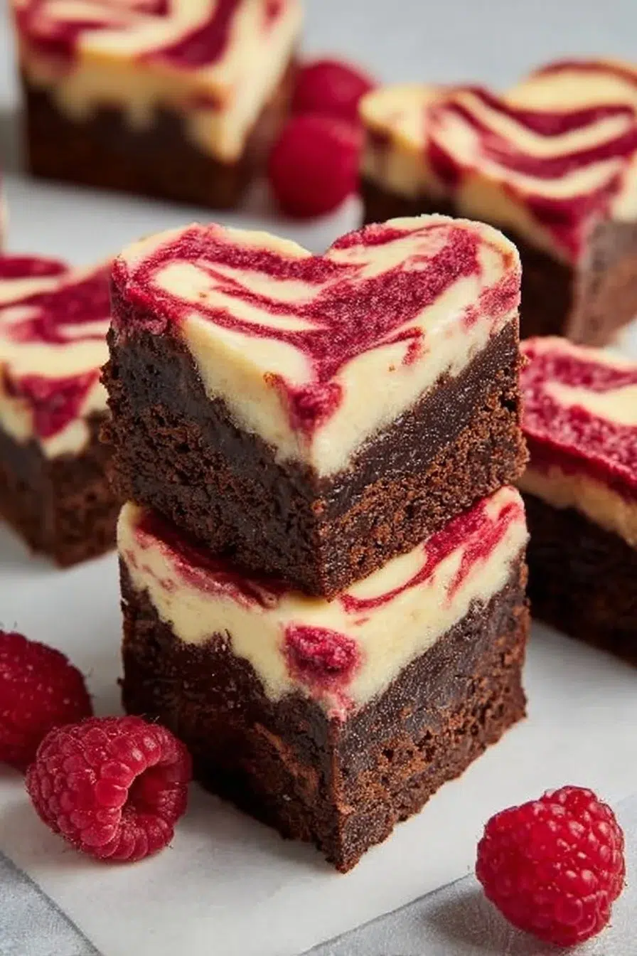 Heart Shaped Brownies