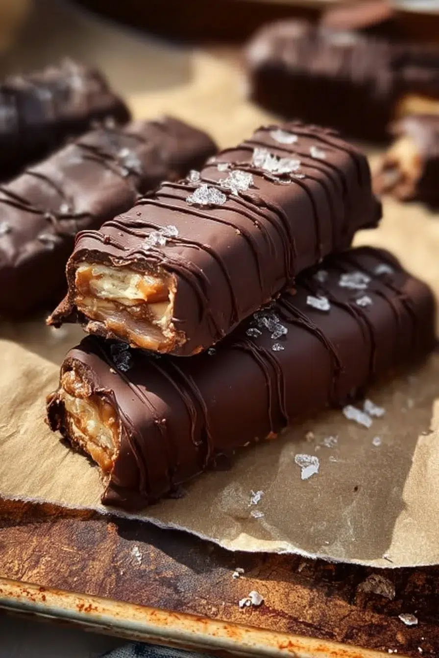 Homemade Protein Snickers Bars