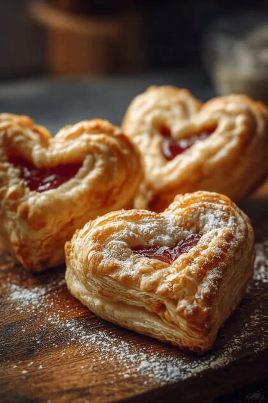 Puff Pastry Hearts