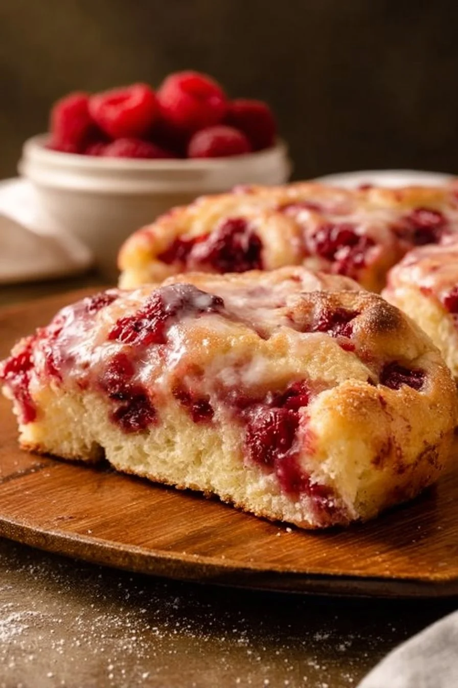 Raspberry Jam Focaccia
