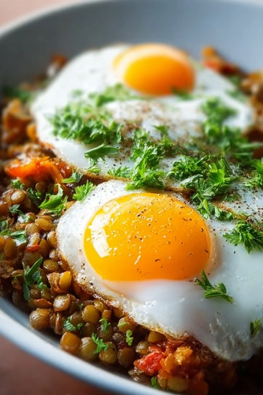 Savory Lentil Breakfast Bowl