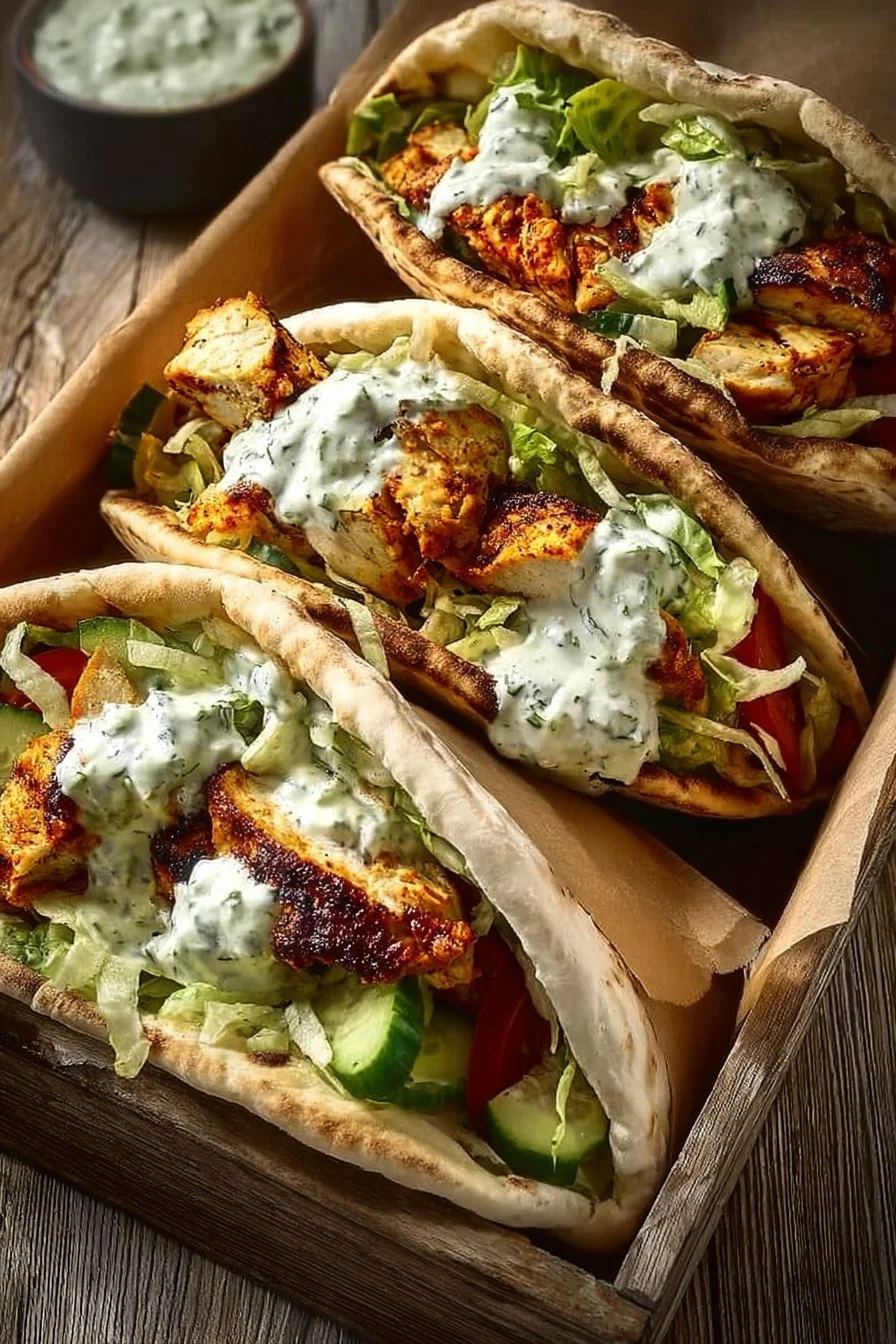 Sheet Pan Chicken Pitas with Herby Ranch