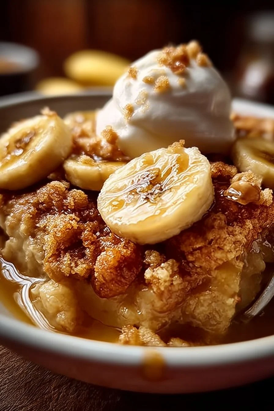Southern Banana Cobbler
