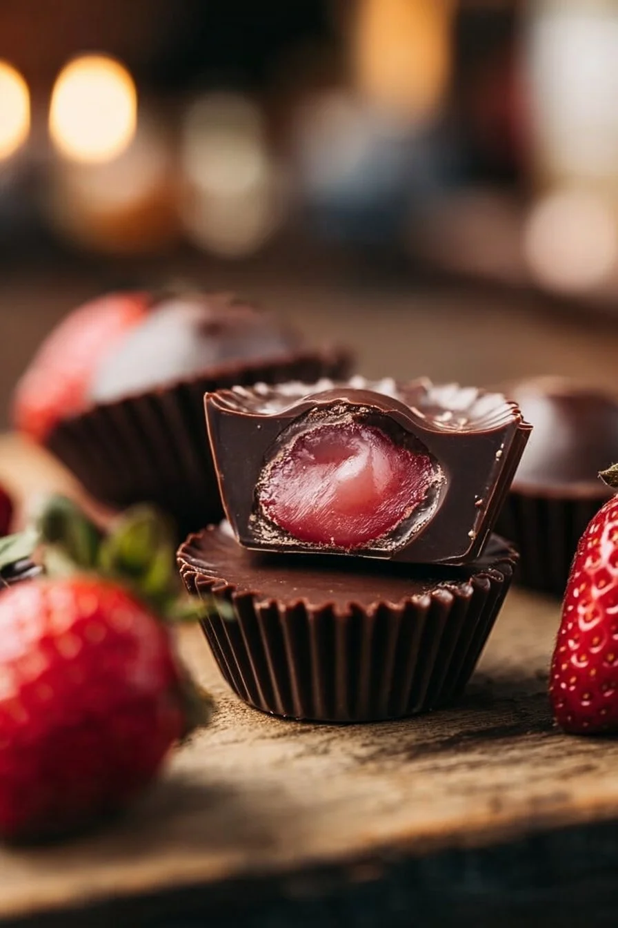 Strawberry Cream Chocolates