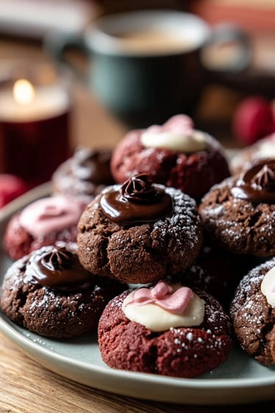 Valentine Ganache Cookies Recipe