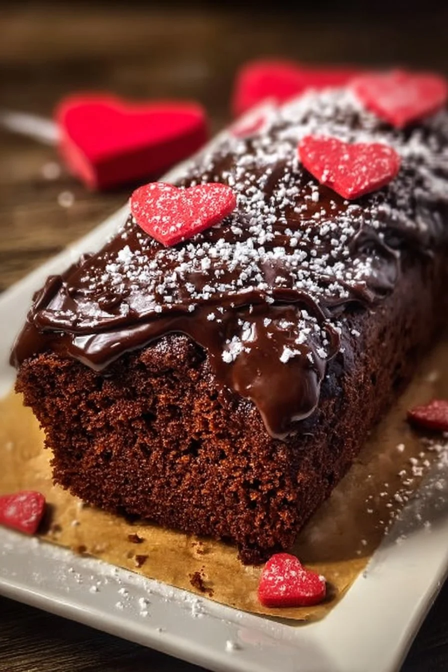 Valentine's Rectangle Cake