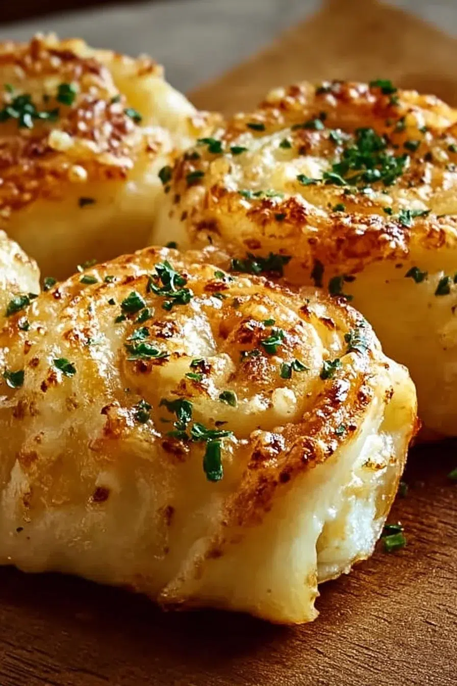 Cheesy Garlic Butter Rollups