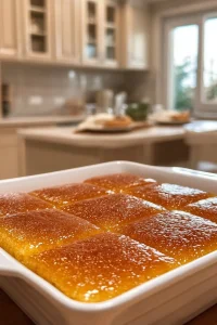 Deliciously rich Greek Honey Cake topped with honey and nuts.