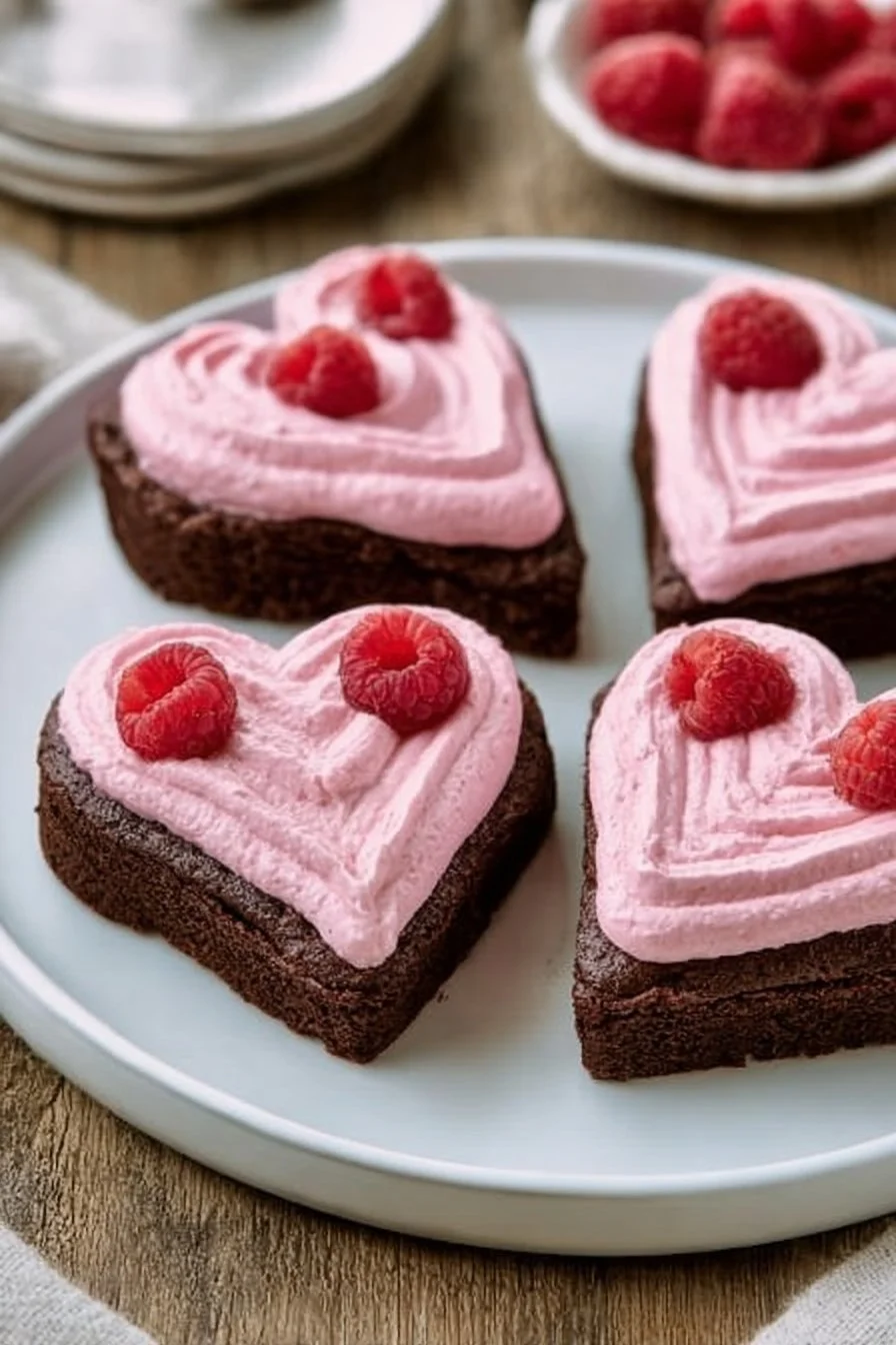Heart Shaped Brownies Recipe