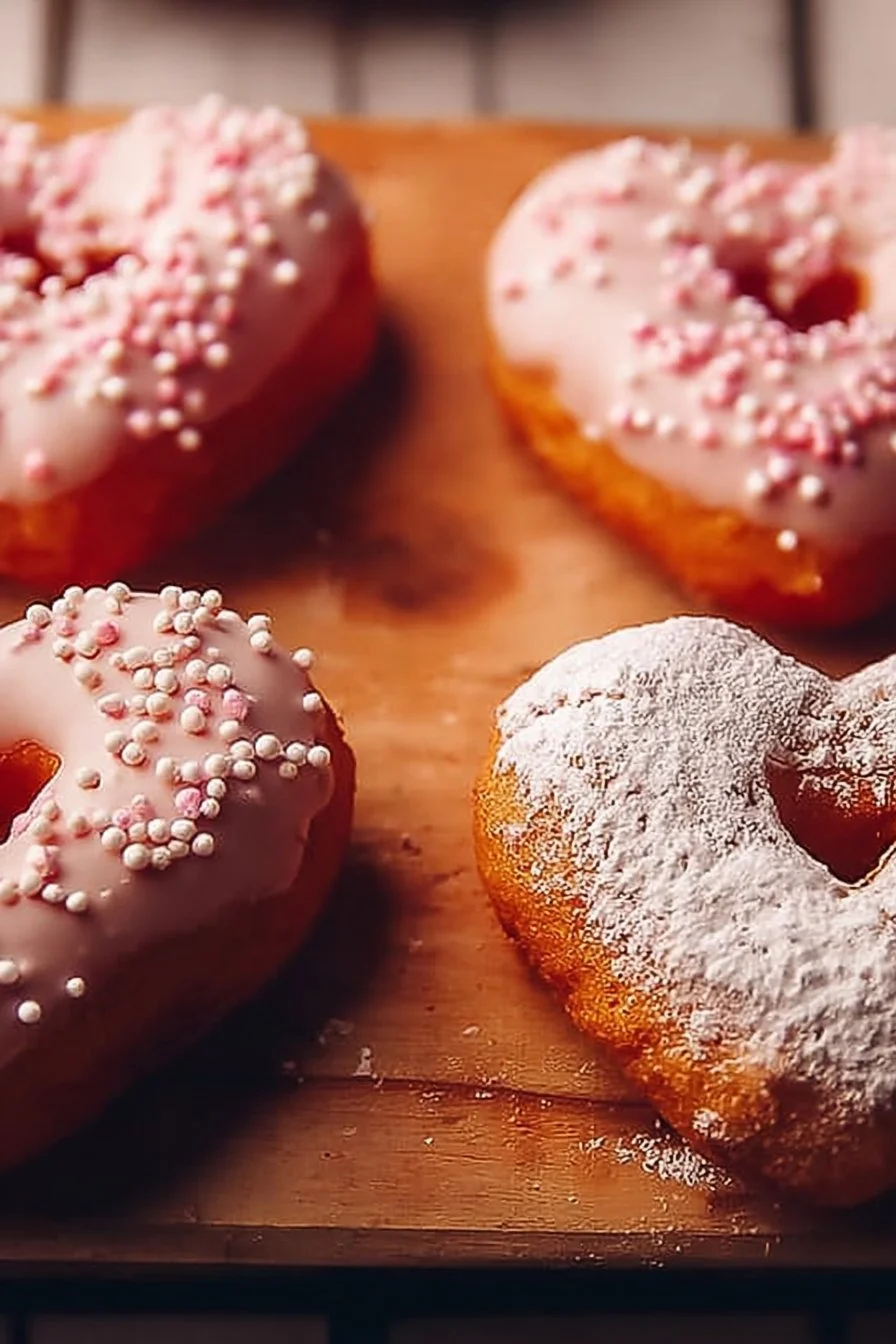 Heart Shaped Donuts