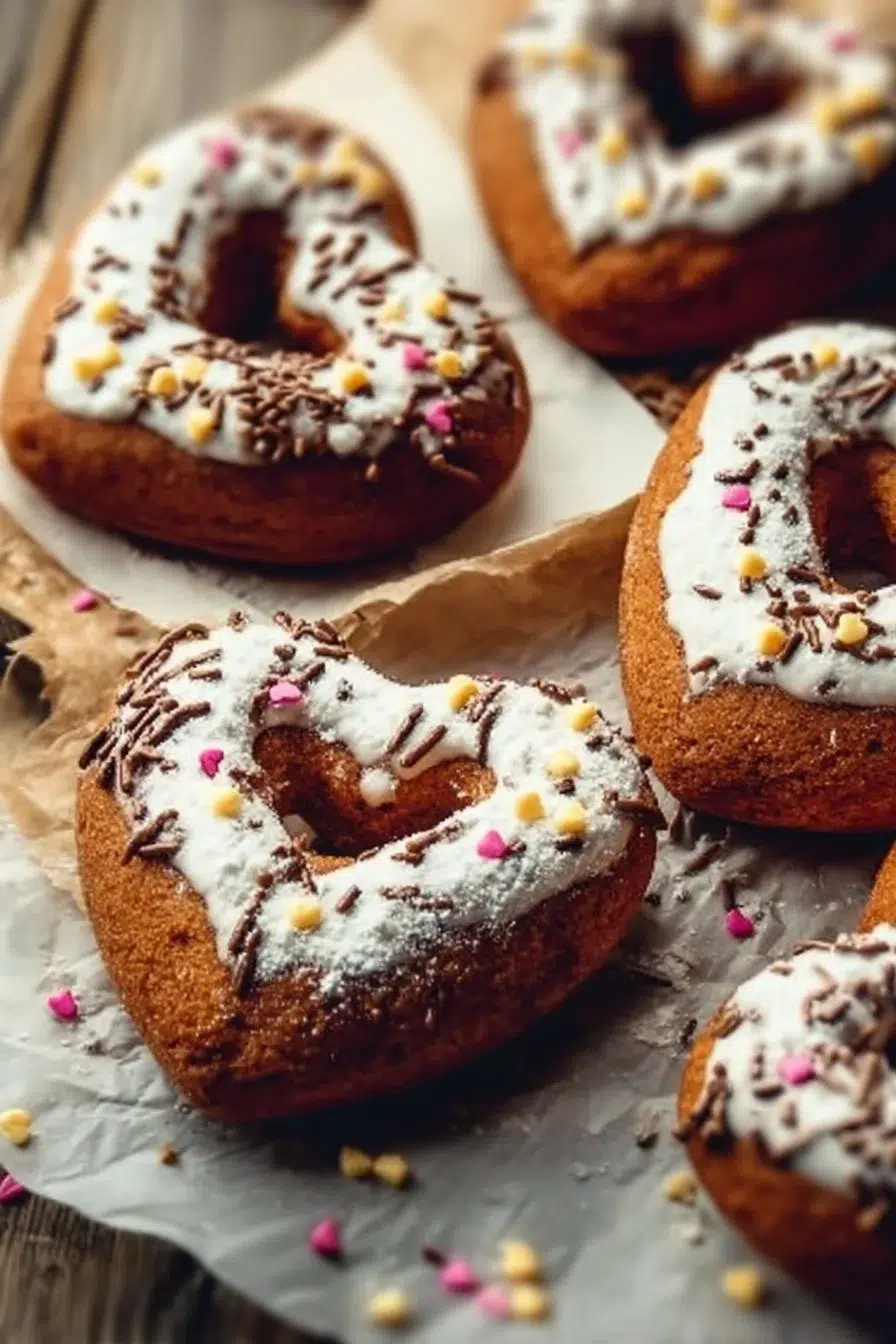 Heart Shaped Donuts Recipe