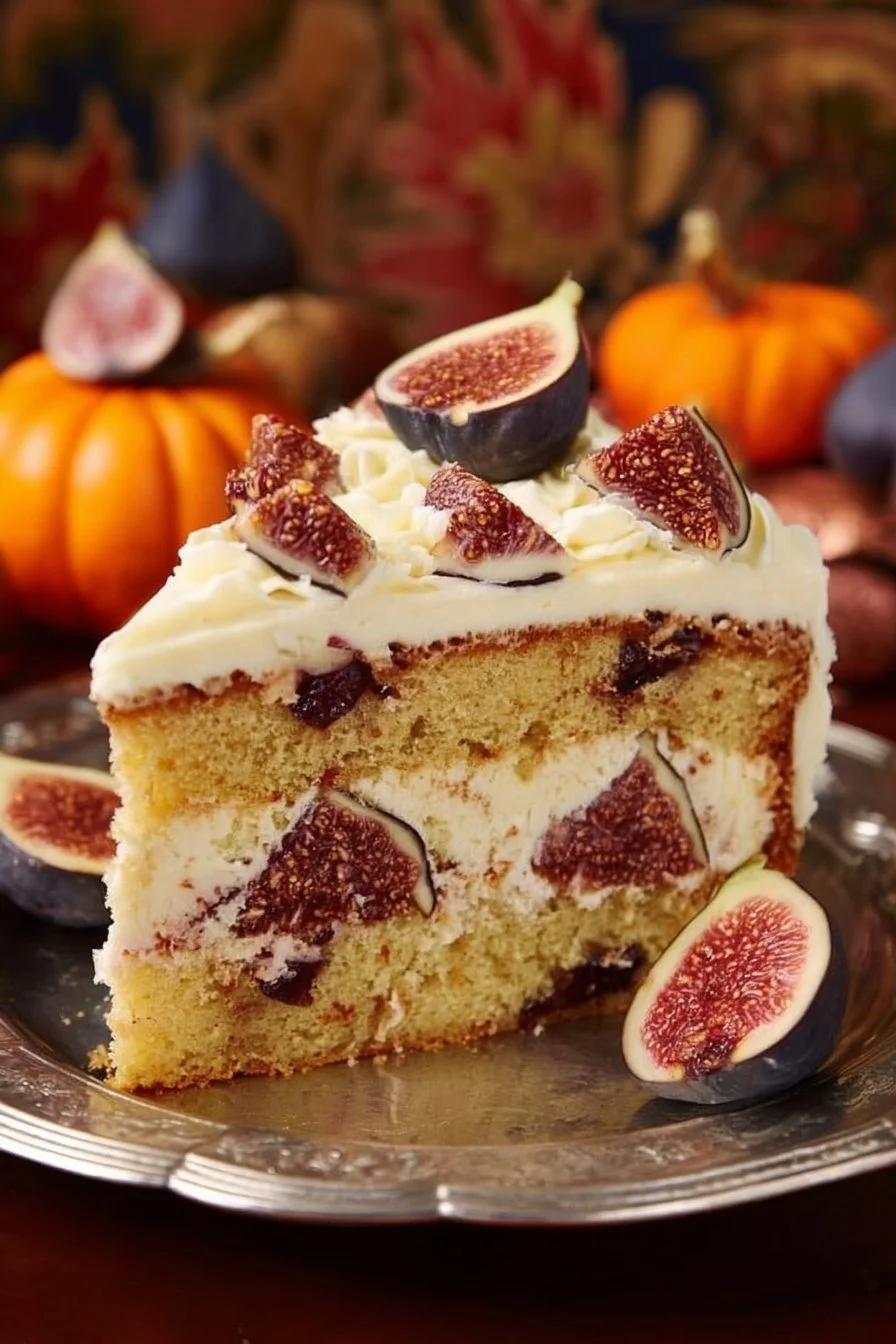 Orange Cardamom Fig Cake