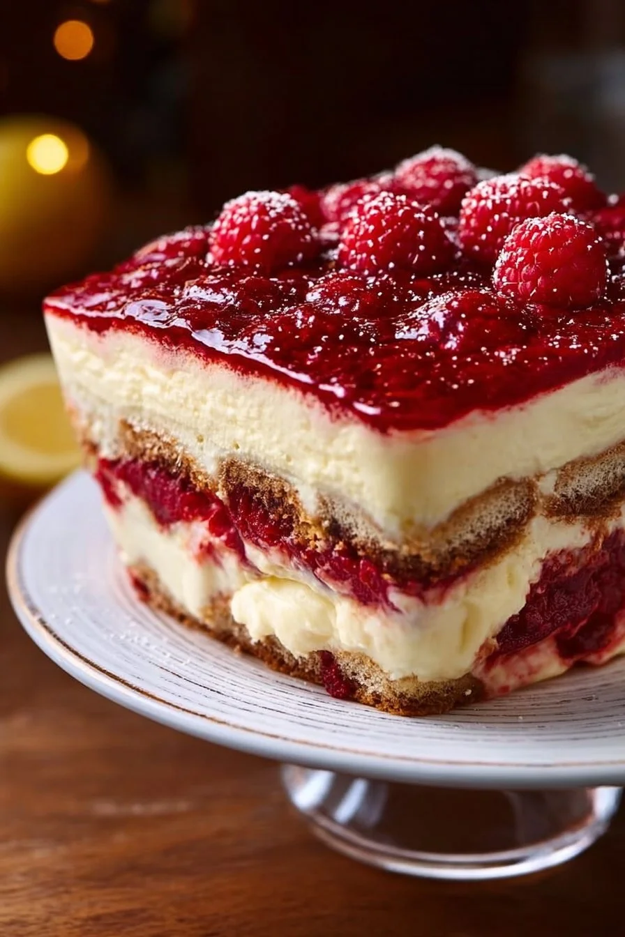 Raspberry Tiramisu