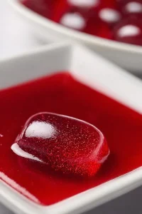 Delicious rich cranberry pomegranate caramels wrapped elegantly